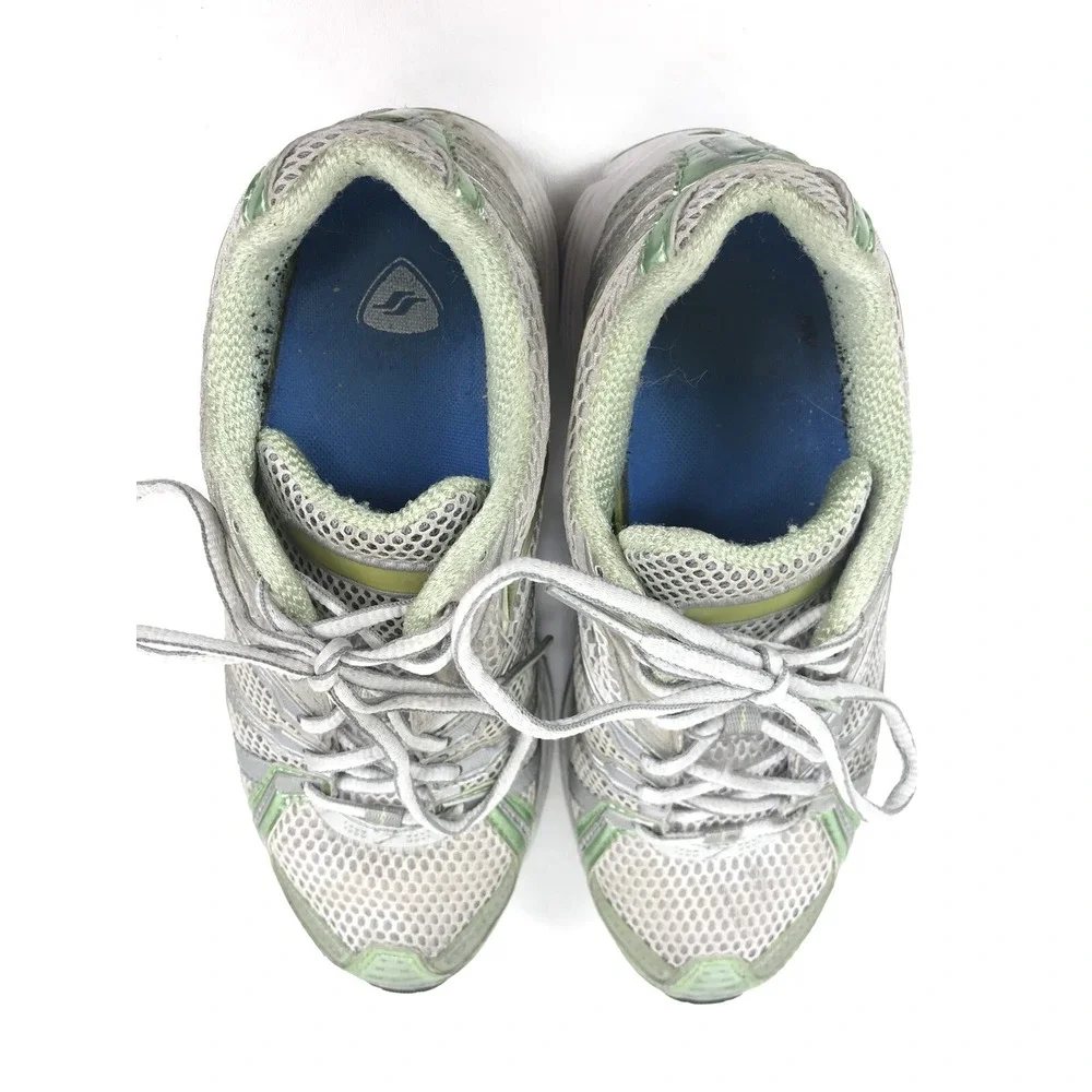 Brooks‎ Ghost Womens 8.5 B Green White Lace Up Running Training Shoes